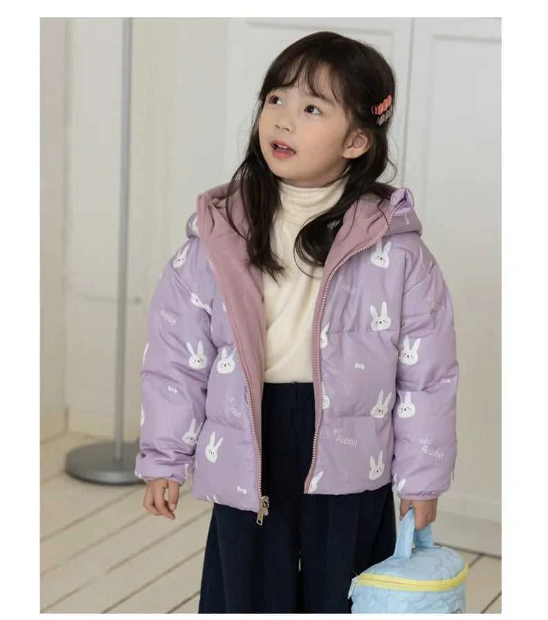 New Double-sided Down Cotton Jacket with Hooded Jacket for Children's Thickened Plush Children's Short Jacket The jack market .AU The jack market .AU Mum & Kids: Essential Products for Every Family $ 52 14:771#1;200000463:200004188