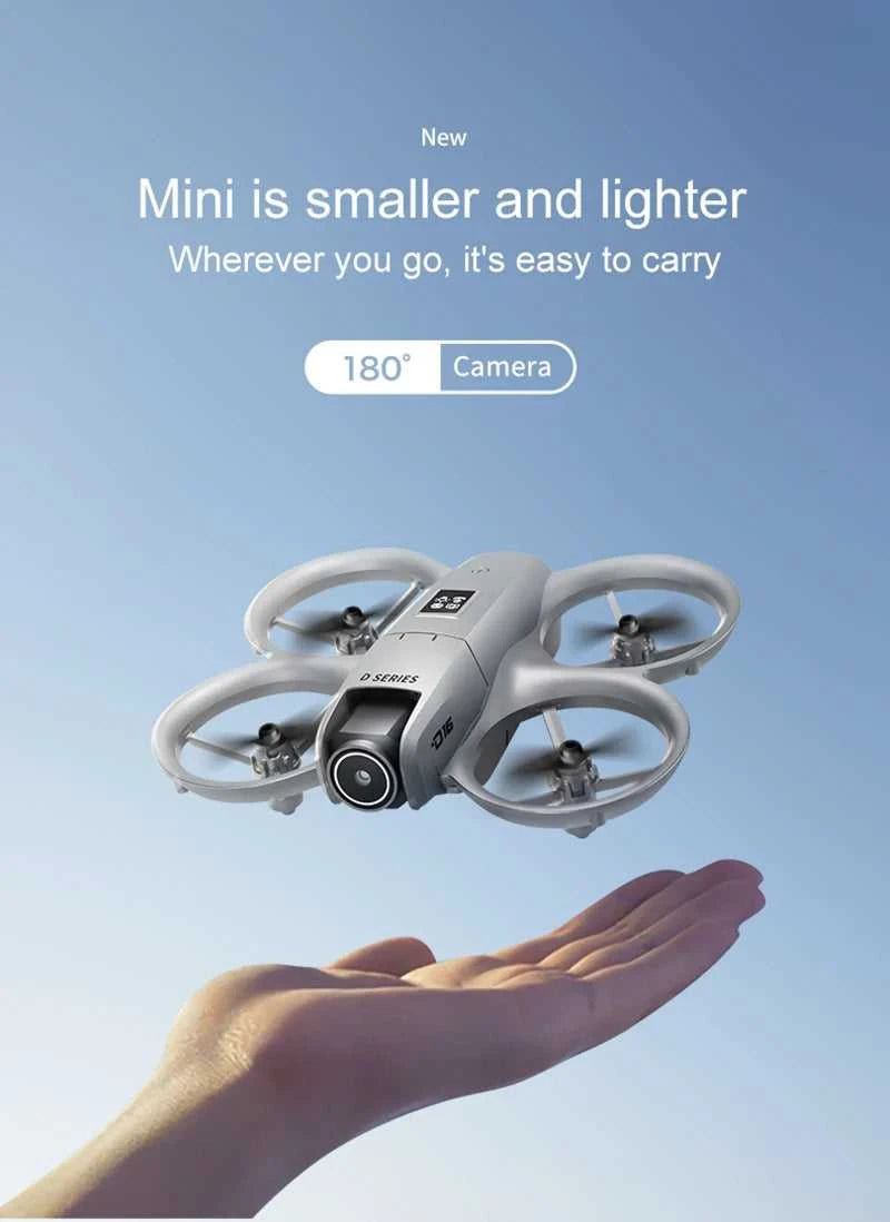 D16 Mini Drone 8K HD Dual Camera Profesional 180° Electric Adjustable GPS Positioning Obstacle Avoidance Bushless Uav 15000M The jack market .AU The jack market .AU Drones $ 93 14:193#Grey Dual 8K-1