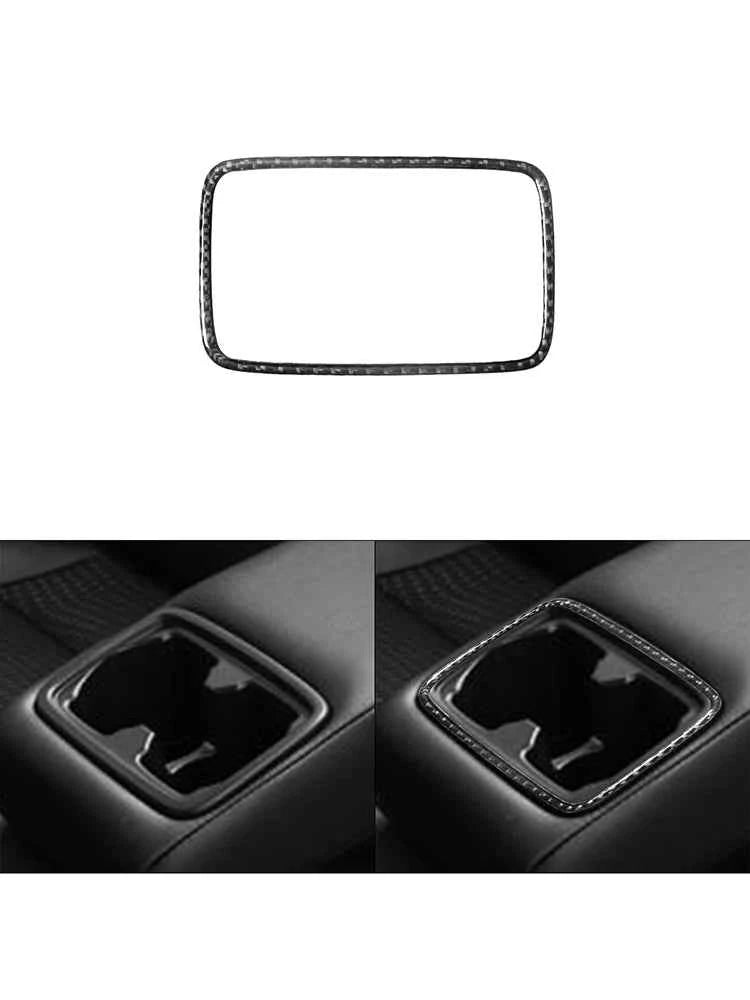 Carbon Fiber Material Black Stickers Cover Trim For Toyota Camry 2012 2013 2014 Car Interior Decorative Accessories