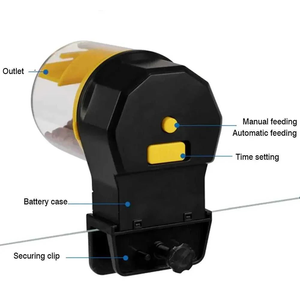 Fish Tank Automatic Feeder Intelligent Timing Automatic Feeder Aquarium Automatic Feeder Large Capacity Fish Feeder fish feeder The jack market .AU The jack market .AU Fishing Gear $ 38 14:366
