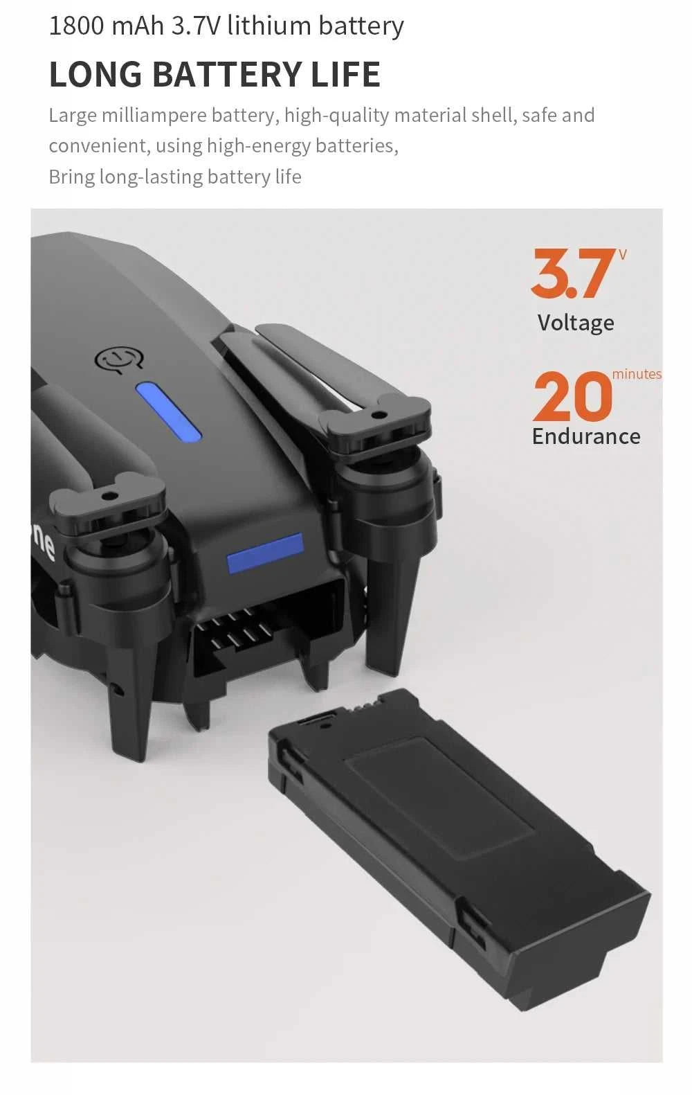 Lenovo New Drone E88 Pro RC 20000M Quadcopter Drone FPV WiFi Foldable With Mod Altitude Resistance 8K Camera Wide-angle Shootin The jack market .AU The jack market .AU Drones $ 78 14:29#B-no-Cam