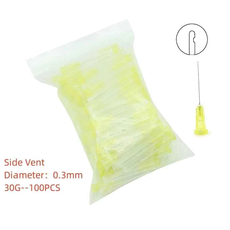 100Pcs Endo Irrigation Needles - Precision 25G/27G/30G Tips for Root Canal Mastery