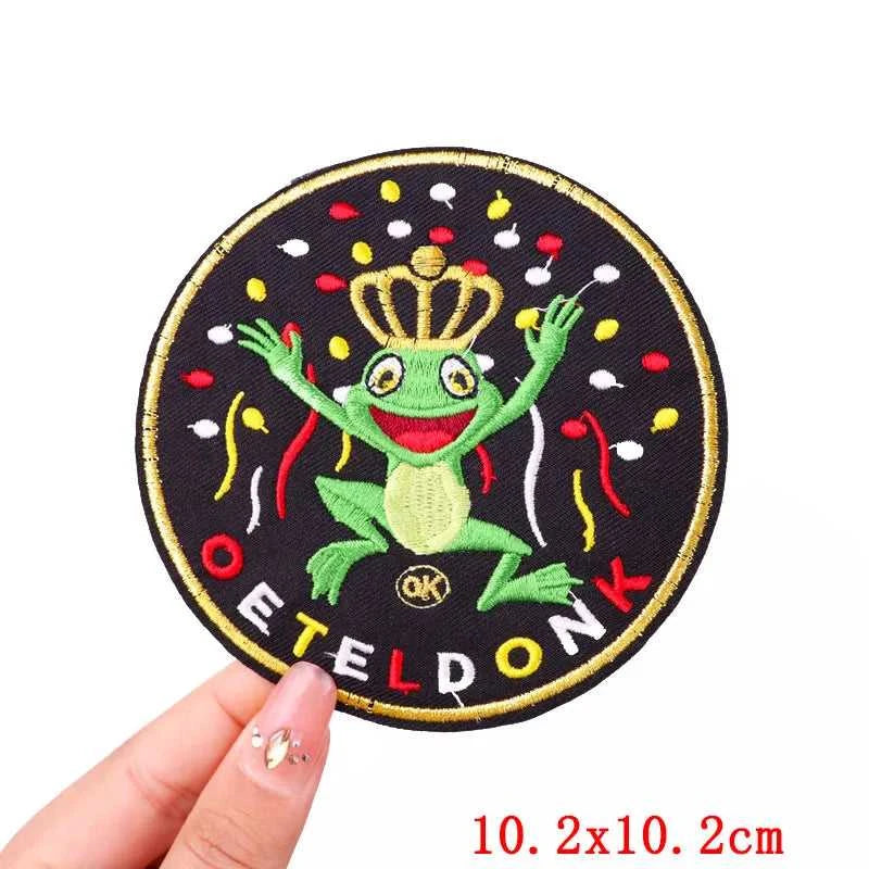 DIY 2026 Netherland Oeteldonk Emblem Embroidered Patches For Clothes Iron On Patches For Clothing Netherland Carnival Patch The jack market .AU The jack market .AU Home $ 19 14:10#PE15317CT