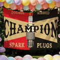 C-Champion Spark Plugs Logo Flag Suitable For Birthday Parties Living Room Bedroom And Outdoor Camping Decorations