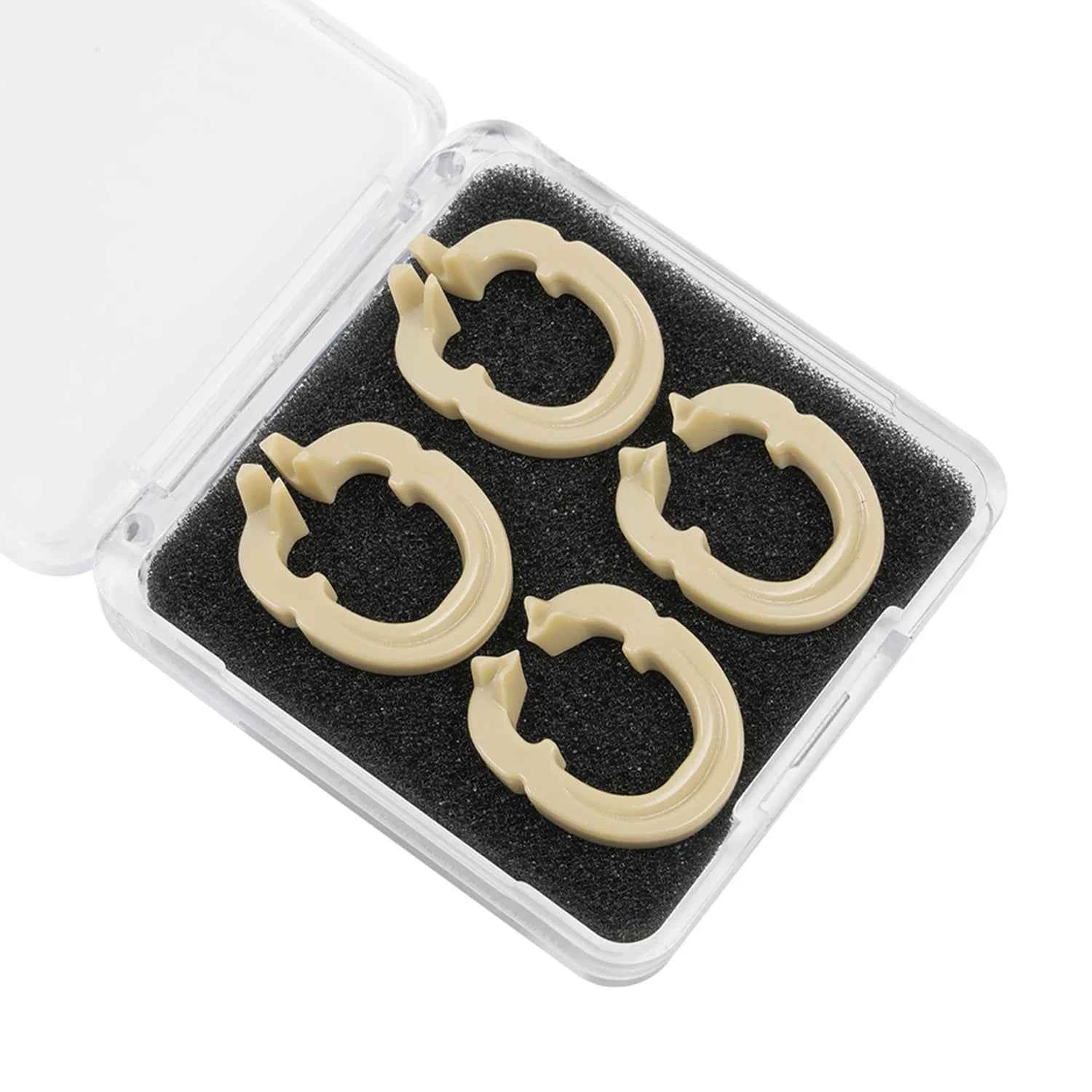 WELLCK Autoclavable Dental Rubber Dam Clamp - Resilient Resin Separator Ring for Precision Barrier Protection