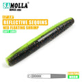 SAMOLLA Floating Worms Bass Fishing Lure Soft Plastic Artificial Bait Ned Wacky Rig Tpe Floating Weightless Leurre Souple Wobble The jack market .AU The jack market .AU Fishing Gear $ 21 14:29#A;5:100014443#4CM 10PCS