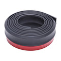2.5m Car Bumper Protector Rubber Auto Car Front Bumper Guards Lip Mouldings Splitter Chin Body Auto Bumper Strip