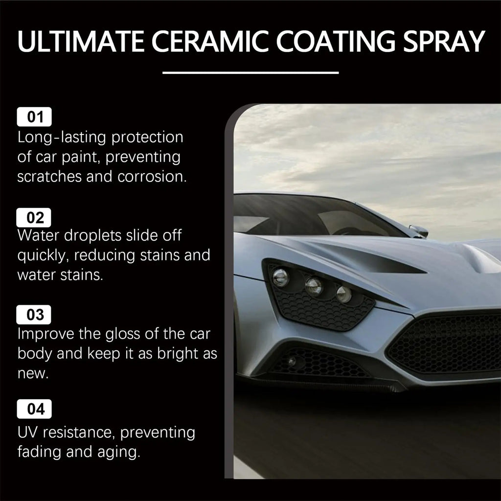 Car Coating Spray 120ml Multi-Functional Clear Coat Spray Paint Care Automotive Paints & Primers For Truck RV Marine Motorcycle