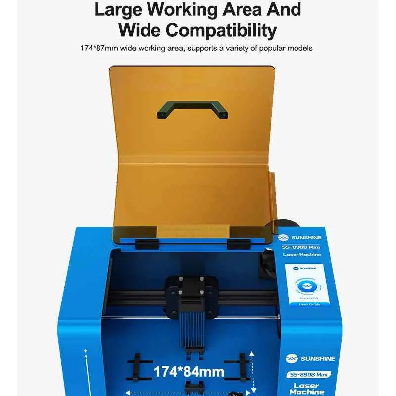 SUNSHINE Mini Laser Screen Removal Machine - Effortless Dismantling for iPhone X-17, Fast Glue & Glass Removal