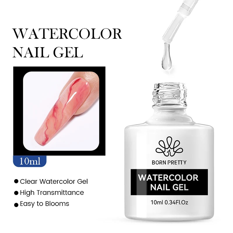 BORN PRETTY Neon Red Gel Nail Polish Yellow Green Summer Color Semi Permanent Varnish 10ml Soak Off UV LED Nail Art Manicure