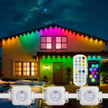 5054 16703IC(WS2811 WS2812B) Outdoor Eaves LED Light String Kit 2.4G BEL+WIFI Controller Work With Alexa Google Home Assistant The jack market .AU The jack market .AU Home $ 224 136:9131281595#Eaves LED Light;14:233220333#UK Plug;380:42061083#45m