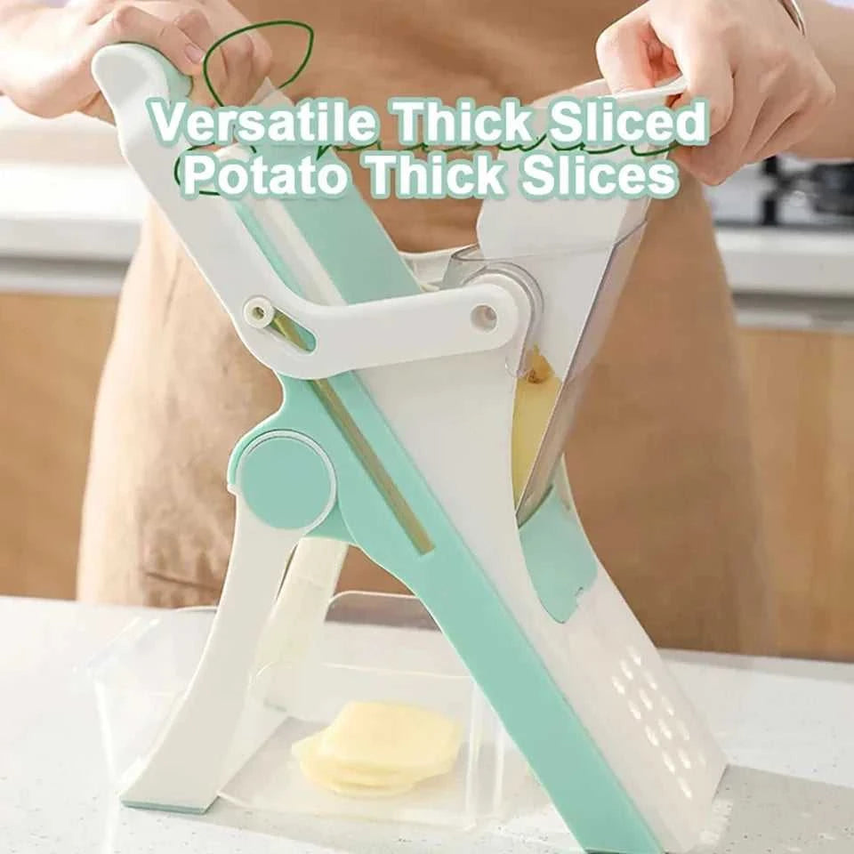 Donirt 5 in 1 Vegetable Cutter Mandoline Slicer Manual Food Chopper Fruit Potato Cucumber Carrot Meat Slicer Shredder Safe Slice The jack market .AU The jack market .AU Home $ 65 14:200006153#5 Blades