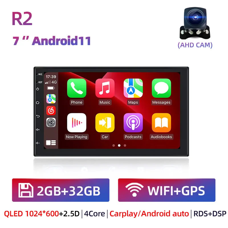 Ruancheng 2 Din Android 7 9 10 Inch Car Multimedia Video Player Universal Stereo Radio GPS for Volkswagen Nissan Hyundai Toyota