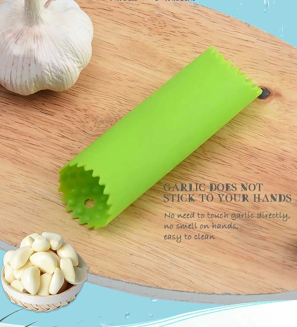 Silicone Garlic Peeler Easy Useful Kitchen Fruit Vegetable Tools Tube Garlic Stripper Non-toxic Safety Gadget The jack market .AU The jack market .AU Home $ 21 14:175