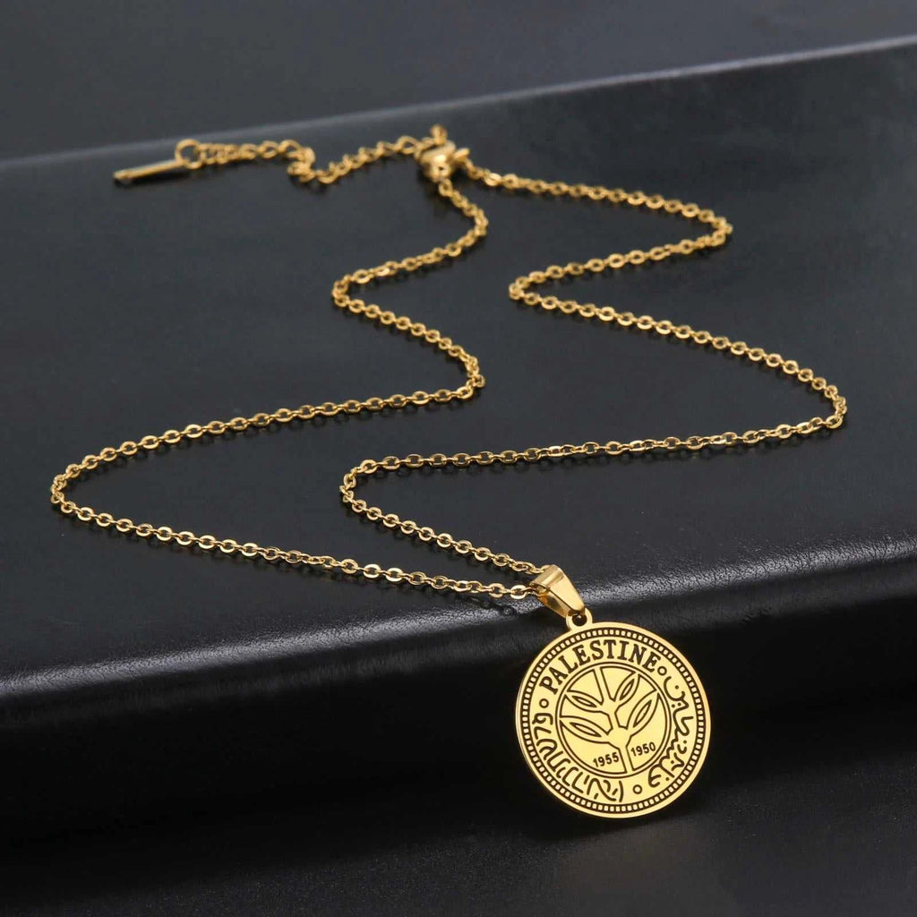 Cazador Vintage Palestine Women's Necklace Men Pendant Choker Necklace Mother Gift Stainless Steel Jewelry 2024 Wholesale The jack market .AU The jack market .AU Jewellery & Chains $ 48 200001034:2604813136#Rose Gold Color
