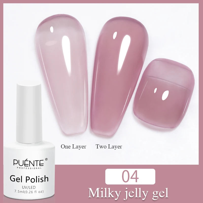 PUENTE Cat Eye Magnetic Gel Nail Polish - Vibrant Starry Galaxy Effect, Soak Off UV, 7.5ML