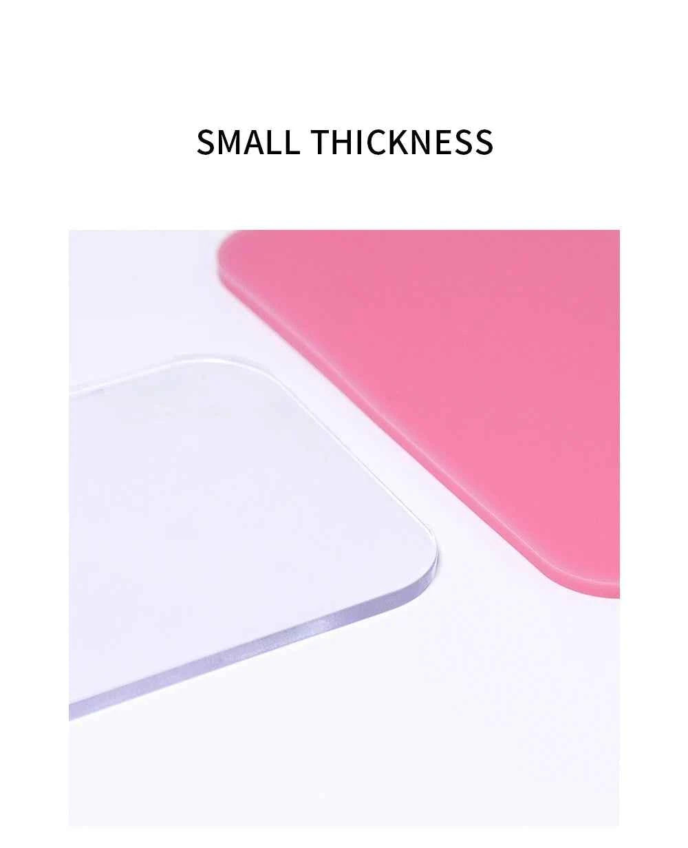 GLAMLASH Silicone Lash Pad – Transparent Forehead Organizer for Effortless Eyelash Extensions