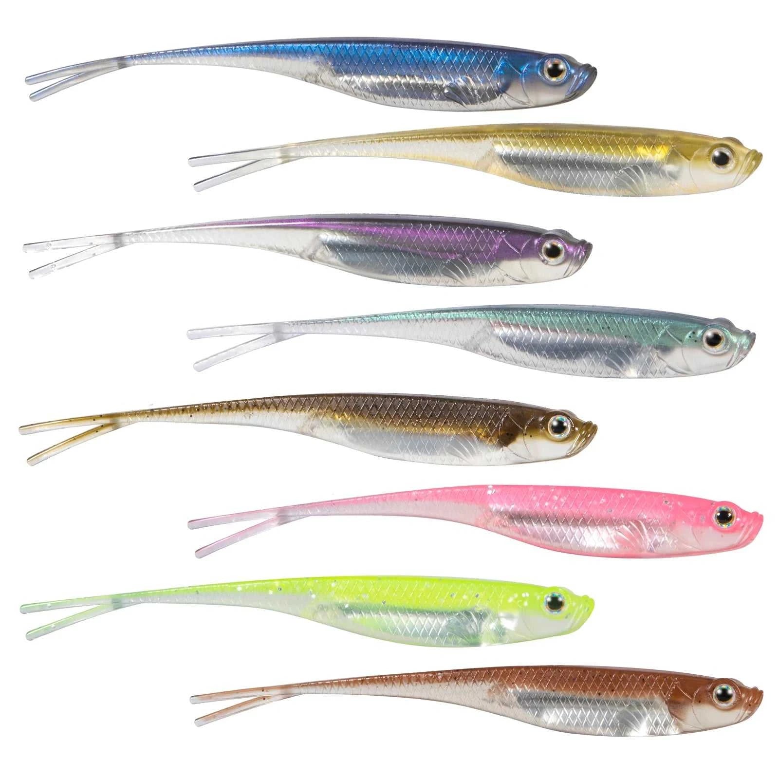 Dr.Fish 5/6pcs Fishing Soft Lure Plastic Saltwater Fork Tail Drop Shot Silicone Soft Bait Worm Bass Trout Pike Walleye Weedless The jack market .AU The jack market .AU Fishing Gear $ 24 14:202997806#Pink;200007763:201336100;5:8022#75mm-6pcs