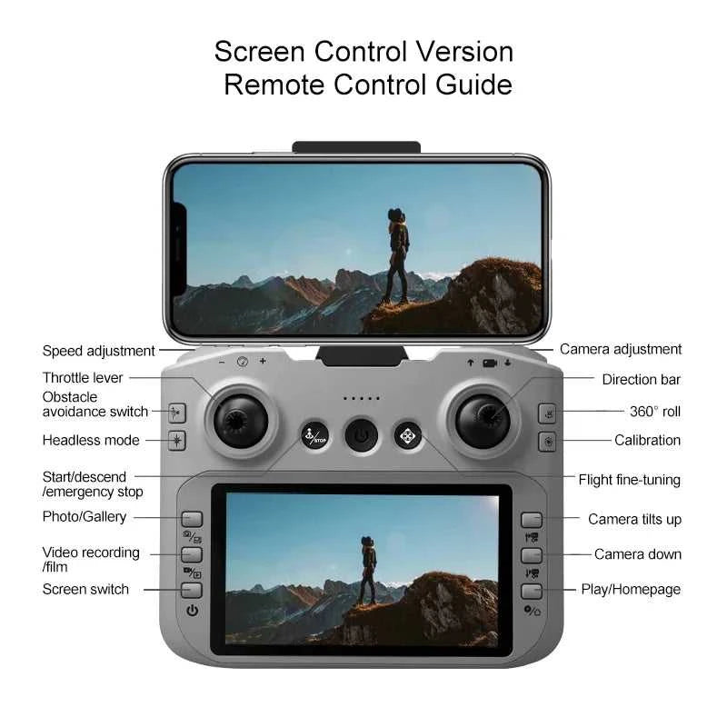 Lenovo D36 Drone 4K HD 8k Triple Camera FPV Brushless Motor Obstacle Avoidance Foldable RC Quadcopter Professional Aerial The jack market .AU The jack market .AU Drones $ 131 14:691#D36-Gery-4K-1B