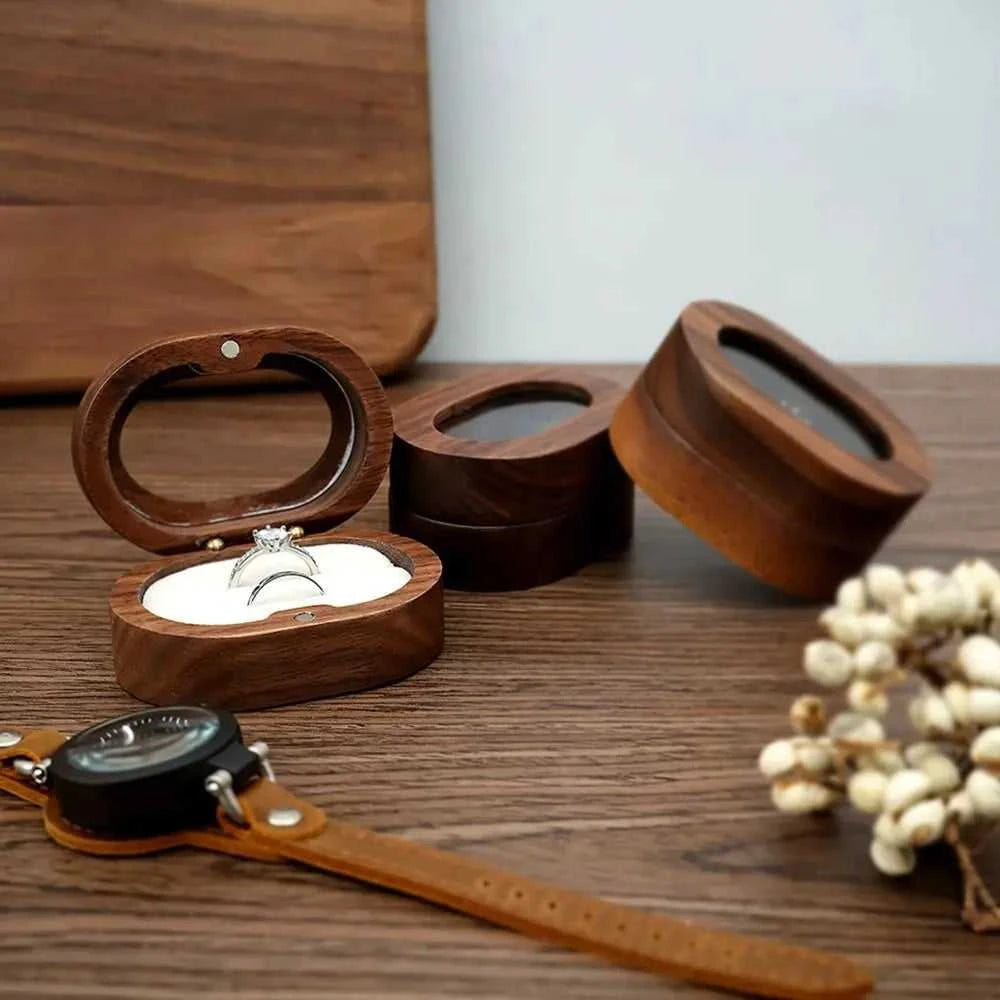 Retro Oval Wooden Jewelry Box Lover Ring Display Box Engagement Wedding Couples Ring Storage Holder Love Gift The jack market .AU The jack market .AU Jewellery & Chains $ 51 14:29#black;5:200004182#Double