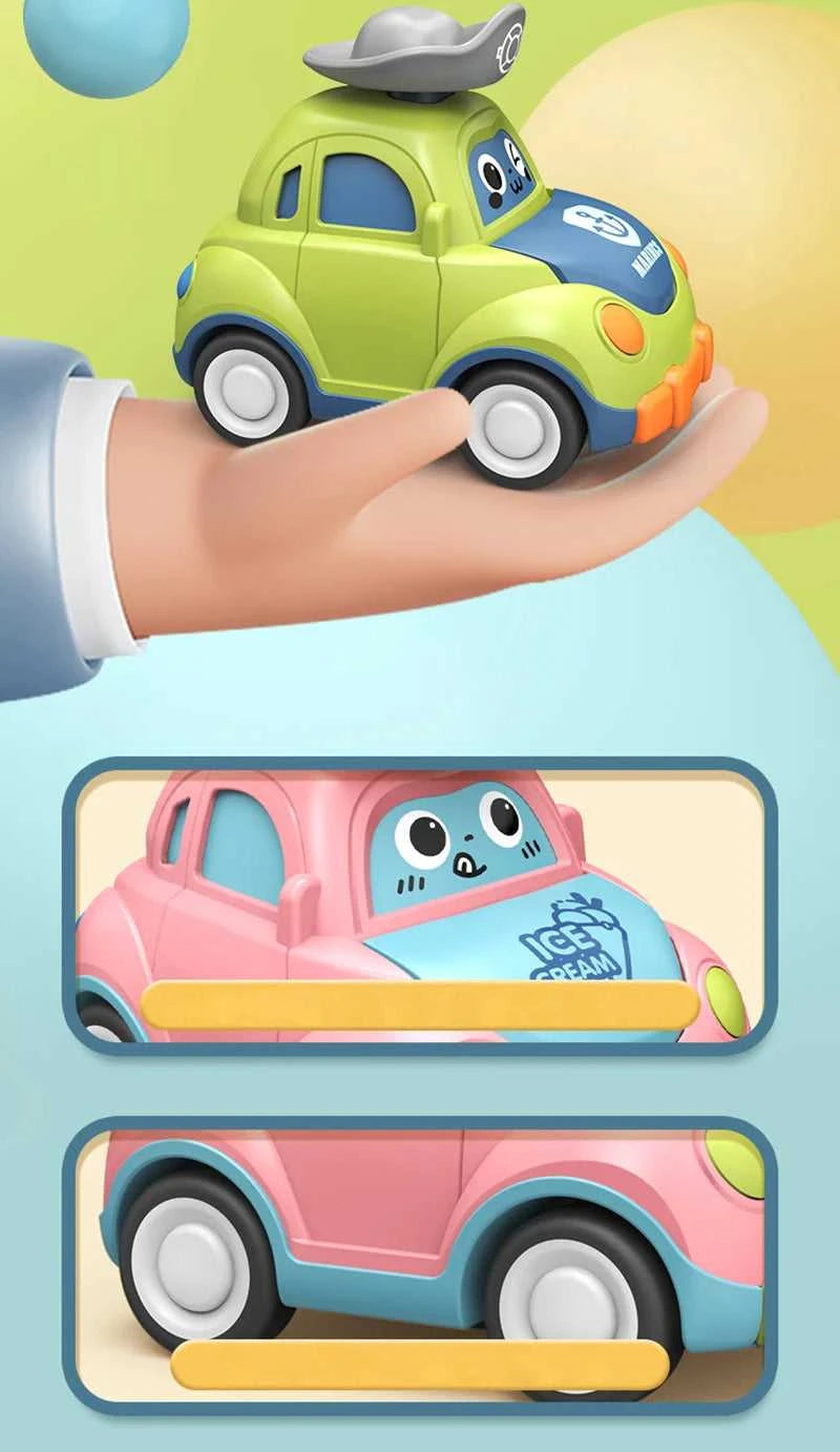 Baby Toys Car Mini Press and Go Vehicles Cartoon Train Toys Montessori Educational Game Inertia Pull Back Cars Kindergarten Gift The jack market .AU The jack market .AU Little Wonders $ 50 14:173#Red;200007763:201336100