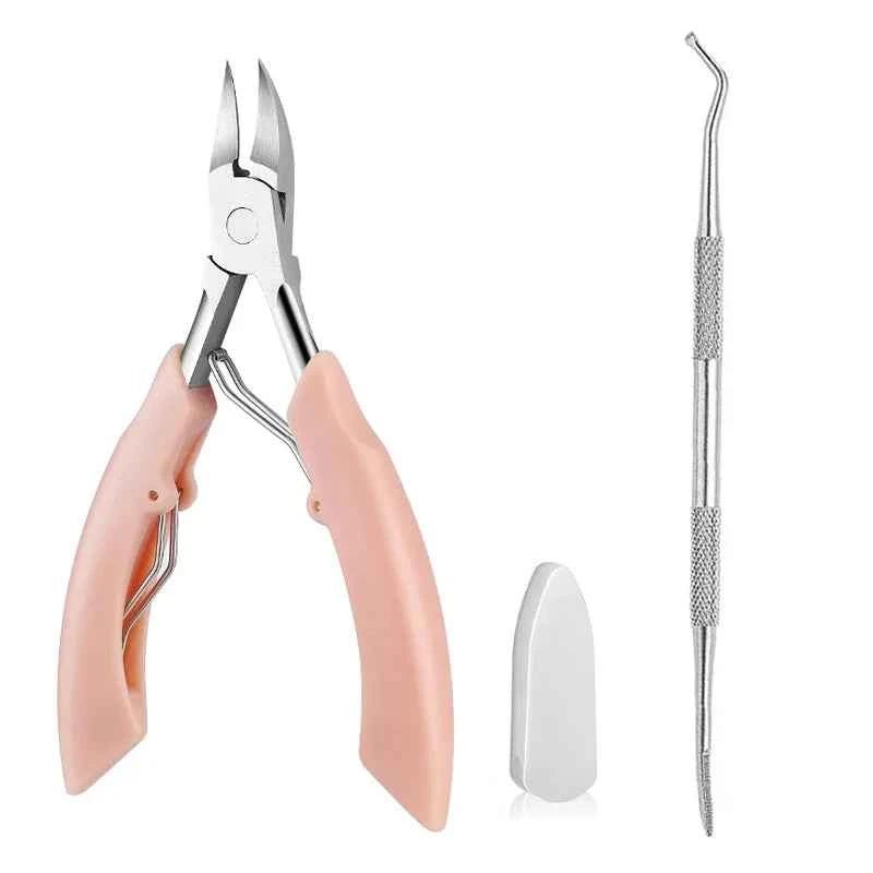 Professional Hawkbill Nail Clippers Nail Pick Trimmer for Ingrown Toenails Paronychia Cutter for Unisex Foot Care Manicure Tool