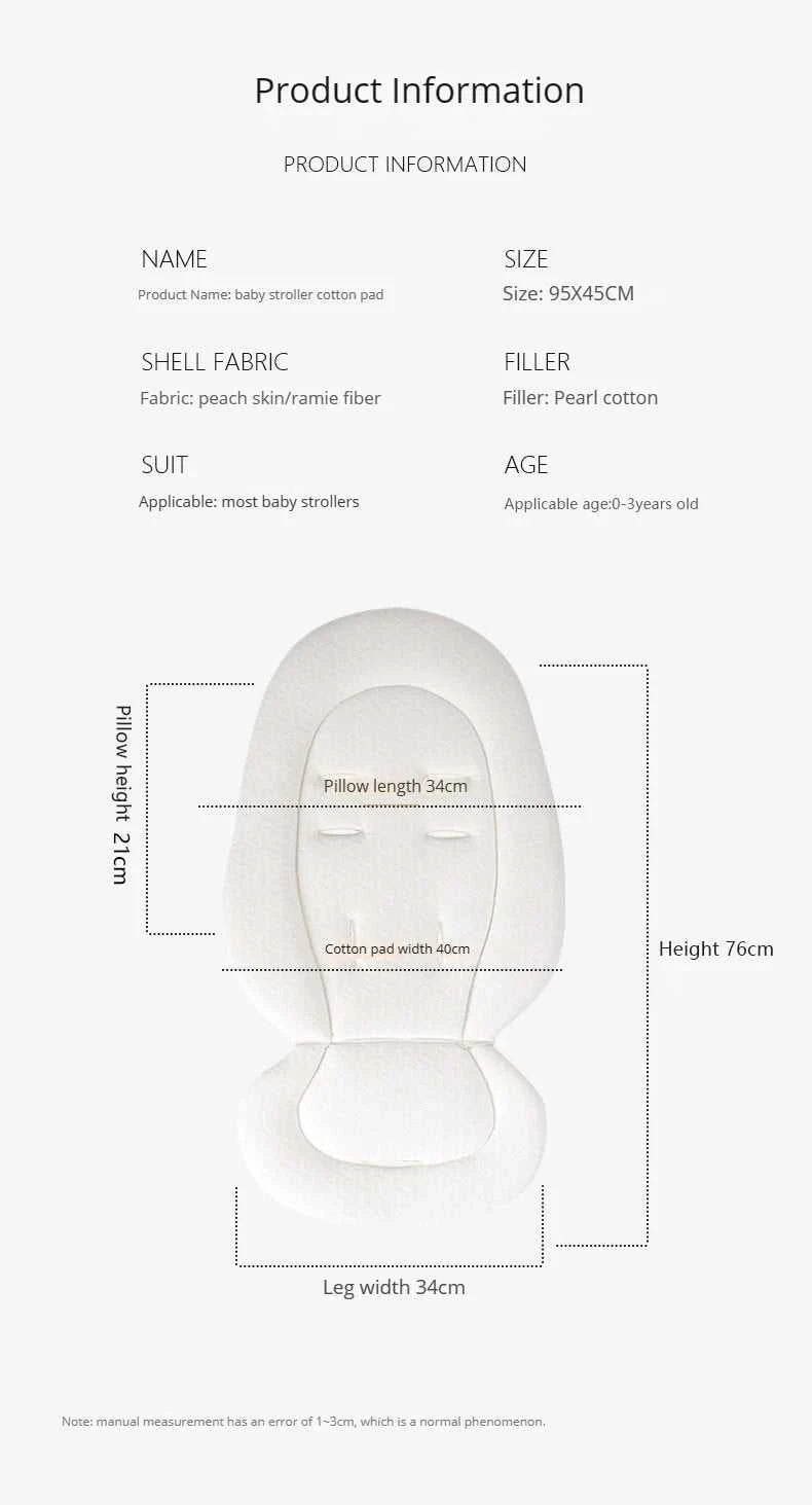 Stroller Seat Cushion for Baby High Chair Universal Breathable Pram Pad Soft Seat Liner Pillow Mattress Baby Accessories Newborn The jack market .AU The jack market .AU Mum & Kids: Essential Products for Every Family $ 44 14:29#grey