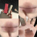 Dark Brown Velvet Matte Lip Gloss - Waterproof Liquid Lipstick for Confident Nude Coffee Brown Lips