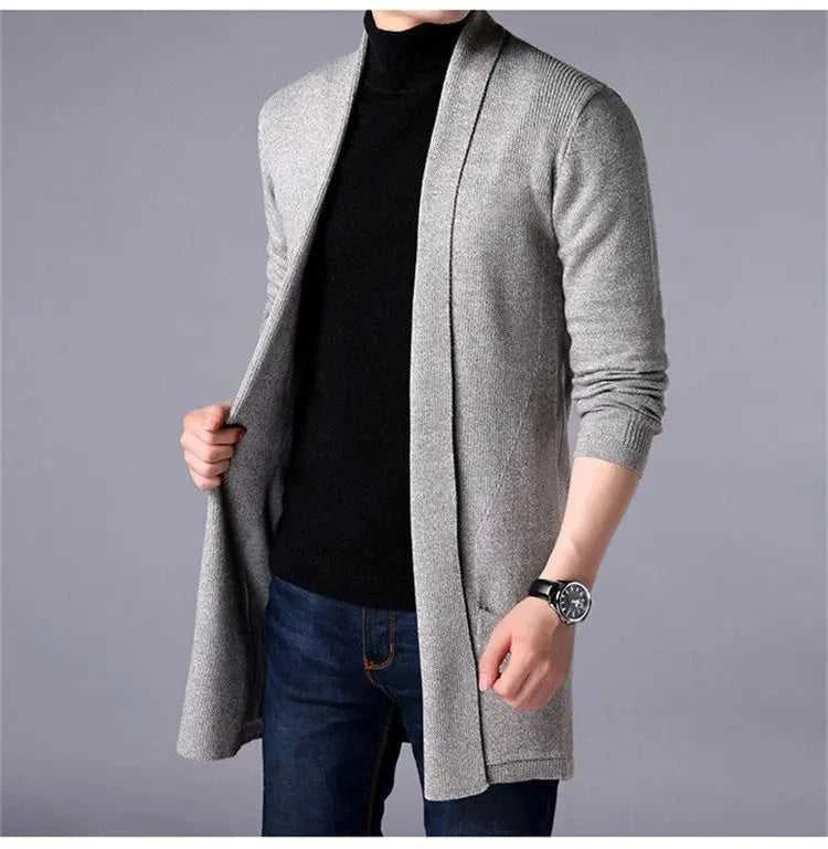 Men Cardigan Sweater Jacket 2024 Autumn New Men Slim Fit Long Knitted Cardigan Jacket Solid Color Casual Sweater Cardigan Jacket The jack market .AU The jack market .AU Men Fashion $ 49 14:200006151;5:4183#Asian M 47-55kg