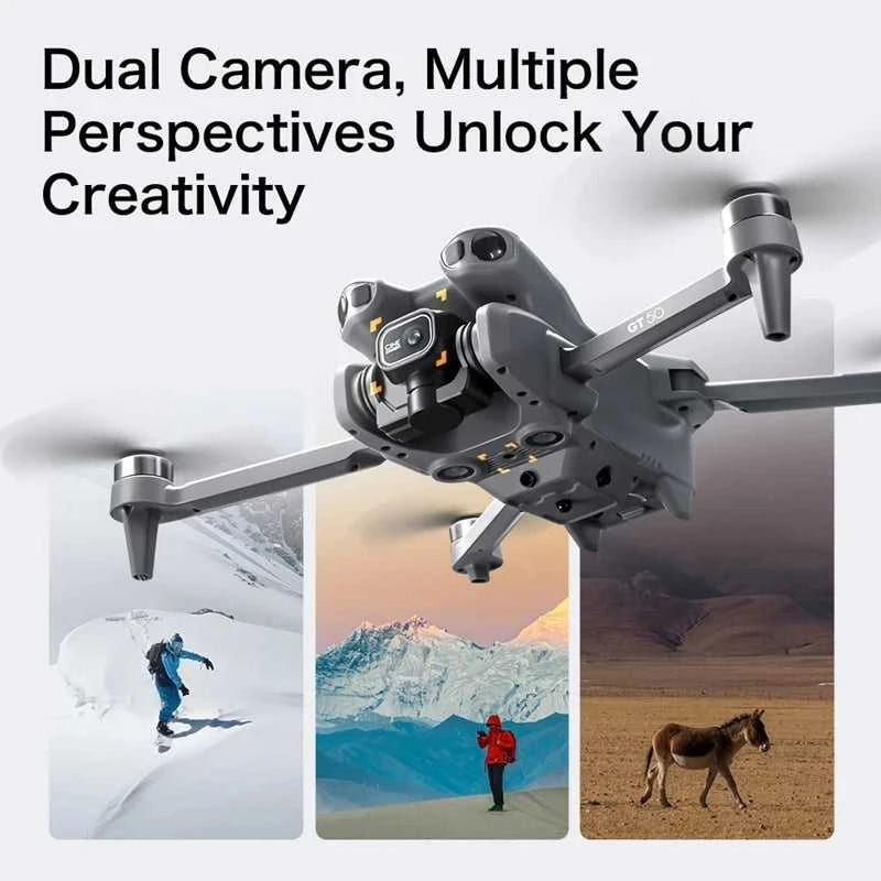 GT50 RC Drone 8K HD Aerial Photography Remote Control Aircraft Dual Camera WIFI GPS Three Sided Obstacle Avoidance Quadcopter The jack market .AU The jack market .AU Drones $ 58 14:691#Only Parking Apron