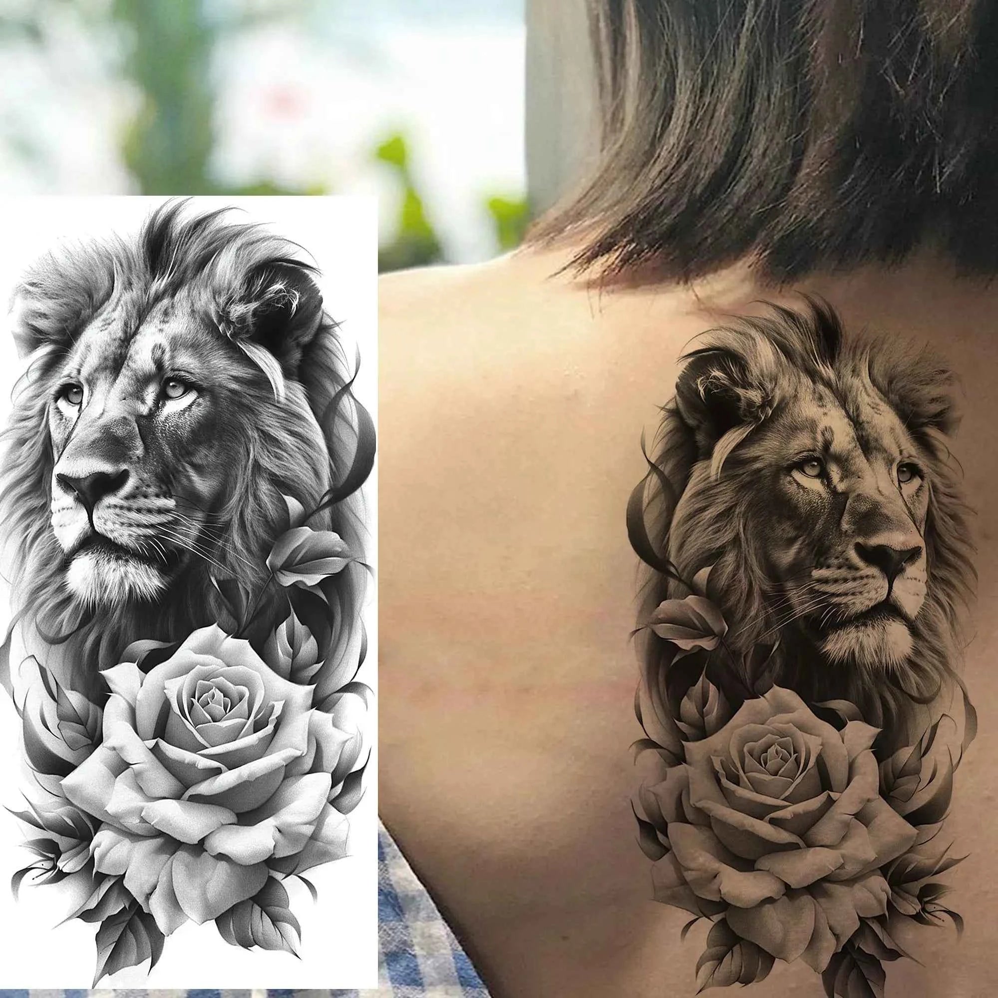 1 Sheet Flying Birds Flowers Book Temporary Tattoos For Women Waterproof Realistic Floral Animals Fake Tattoo Sticker Last Long