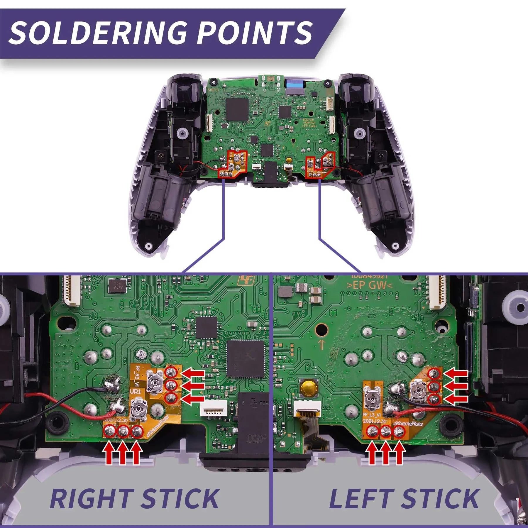 eXtremeRate Drifix Thumbsticks Drift Fix Repair Kit for ps5 Controller, Custom Analog Stick Joystick Regulator Circuit Board The jack market .AU The jack market .AU Accessories Electronics $ 66 14:4#Drifix Thumbsticks;200007763:201336100