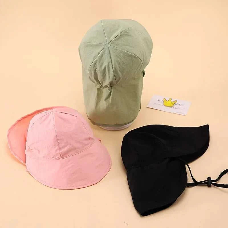 New Summer Toddler Sun Hat with Shawl Soft Brim Quick Dry Outdoor Activities Cap for 1-3Y Boys and Girls Beach UV Protection Hat The jack market .AU The jack market .AU Mum & Kids: Essential Products for Every Family $ 23 14:175#03 pink;5:100014066#50cm(1 to 3 years)