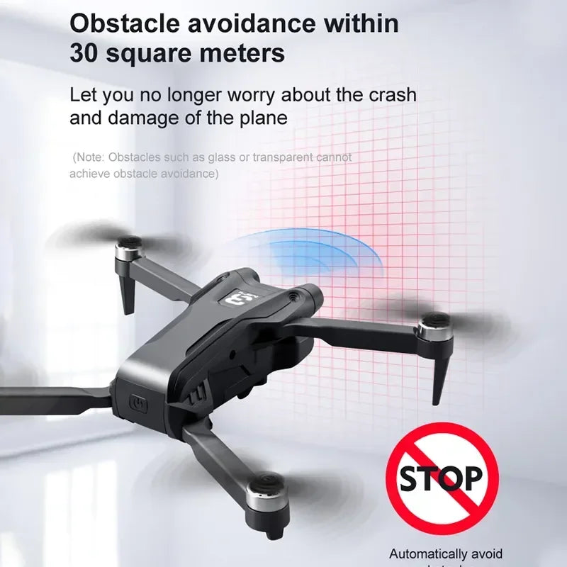Z908 Pro Max Outdoor Drone Dual Camera Professional Brushless Motor GPS Optical FlowObstacle Avoidance Folding Quadcopter 8K