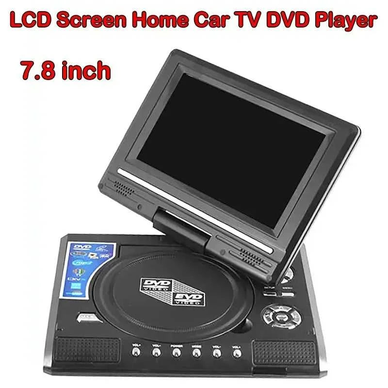 9.8 Inches Portable DVD Player High Clarity TV Function Built-in Card Reader Swivel Screen Mobile DVD Player for Travel The jack market .AU The jack market .AU Accessories Electronics $ 123 14:350853#7.8 inch UK Plug