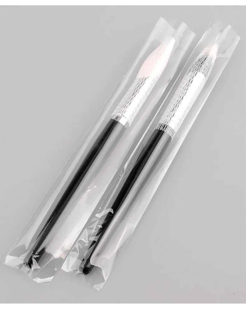 Goat Hair Blusher Brush Mimics Fingertip Aplication Stippling Powder Blusher Makeup Brushes Goat Hair Blush Make Up Tools