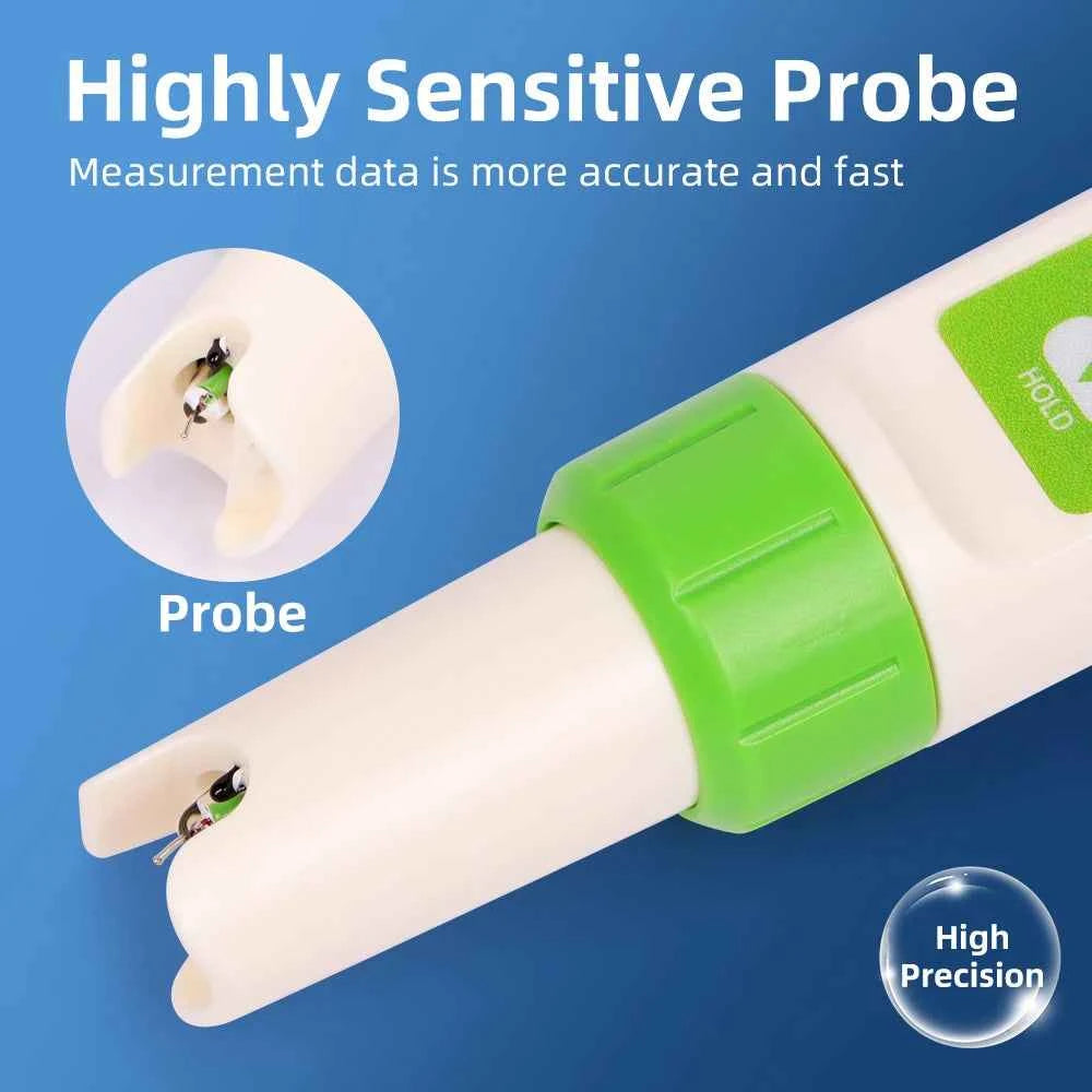 Multifunctional Chlorine Testing Pen 2/3/4/5 in 1 Water Quality Tester CL2 TEMP pH H2 ORP Measuring For Aquarium Swimming Pool