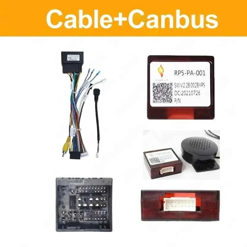 Car Radio Canbus Box Adaptor RP5-PA-001 For CITROEN C4L C3-XR C5 Berlingo B9 C-QUATRE C4 Jumpy Peugeot Partner Wiring Harness Ca