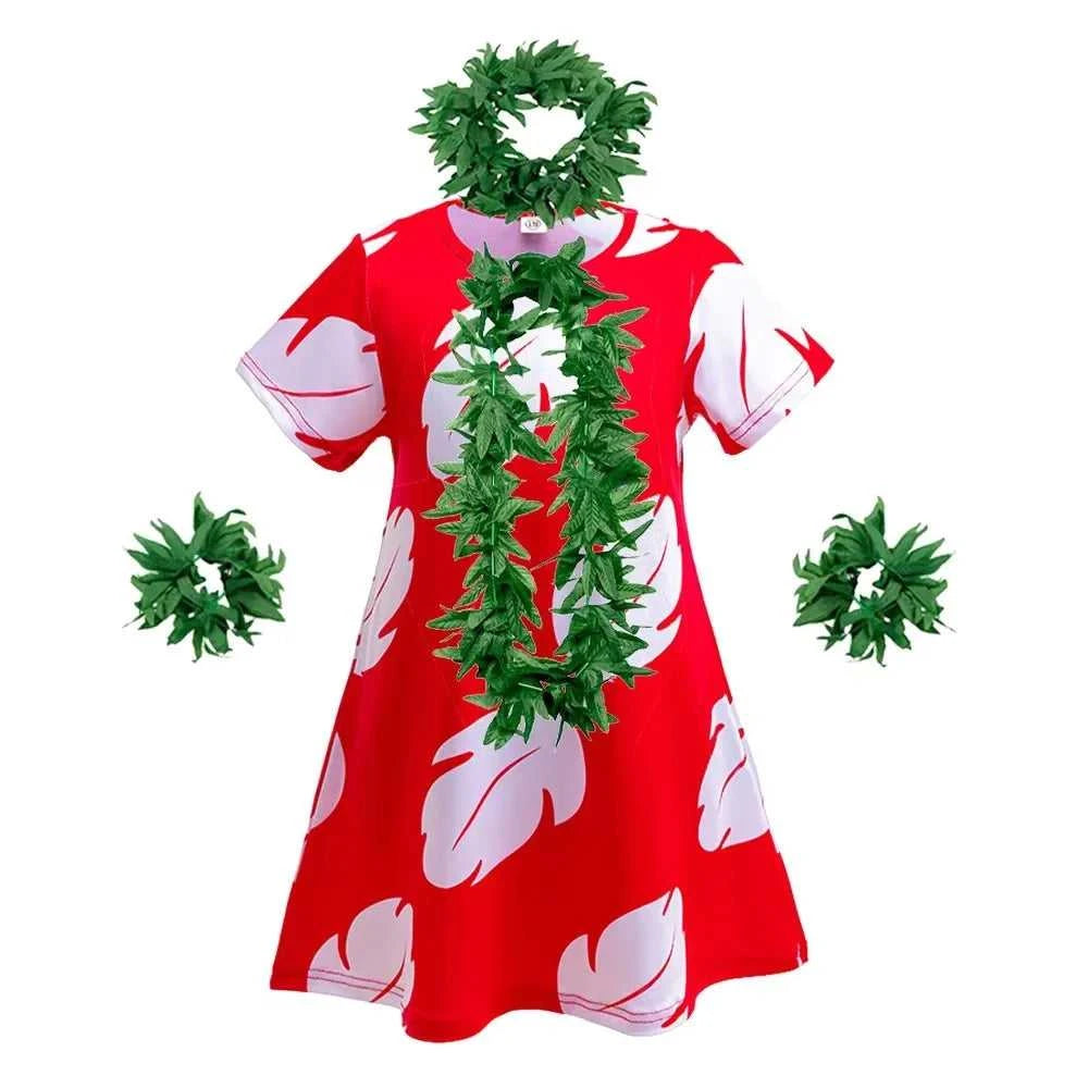 Lilo Costume for Girls Hawaii Princess Red Leaves Dress Up Outfits with Garland Kids Halloween Carnival Party Dresses The jack market .AU The jack market .AU Mum & Kids: Essential Products for Every Family $ 43 14:200001438#dress style 2;200000463:200004197#2T (Tag 100)