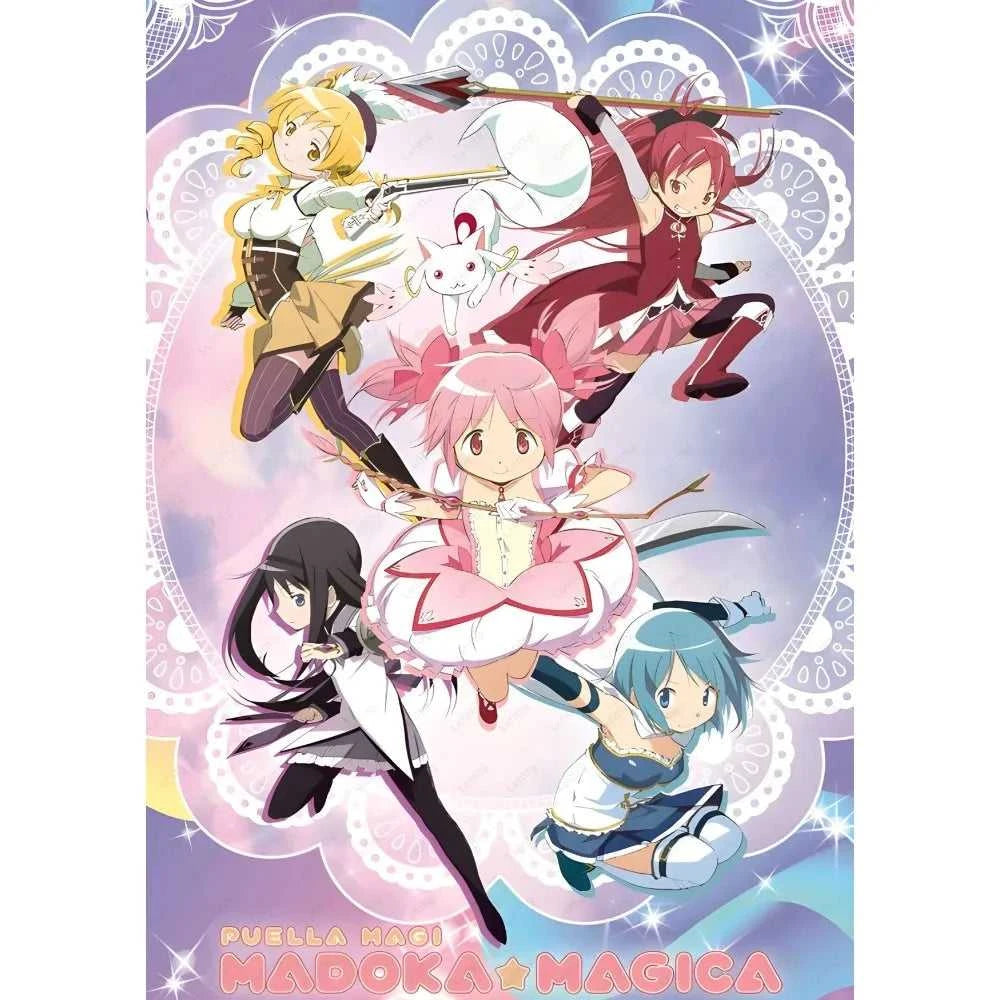 Puella Magi Madoka Magica Pink Girl Poster Sticky Wall Art Printing Waterproof Home Living Bed Room Bar Aesthetic Decor The jack market .AU The jack market .AU Home $ 27 14:29#z10;5:1105#40X50cmNoframe