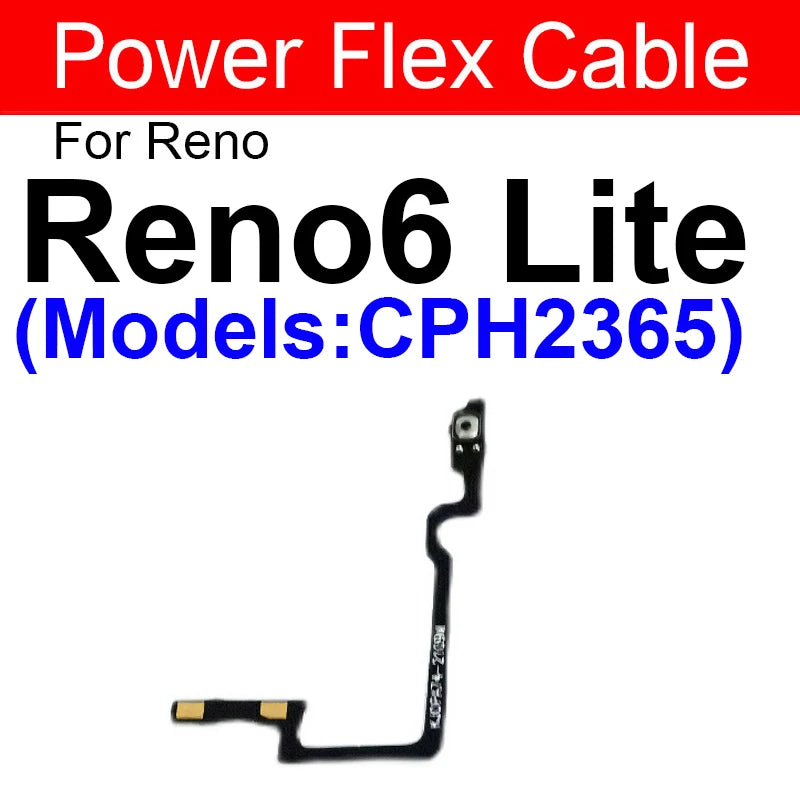 OPPO Power Volume Flex Cable - Durable Replacement for Reno 5, 6, Pro Plus, 6 Lite, 4G & 5G