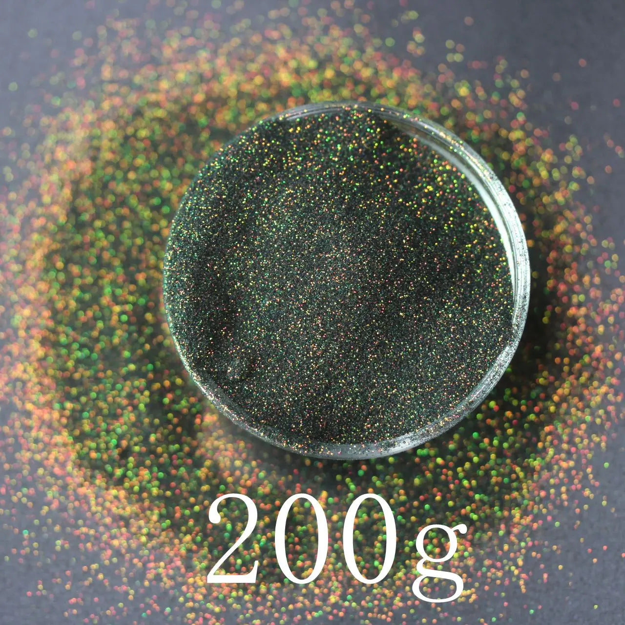 0.1mm Extra Fine Holographic White Colorful Shinning Glitter Spangle Dust for DIY lipstick,Cosmetics,Nail Art Craft Decoration