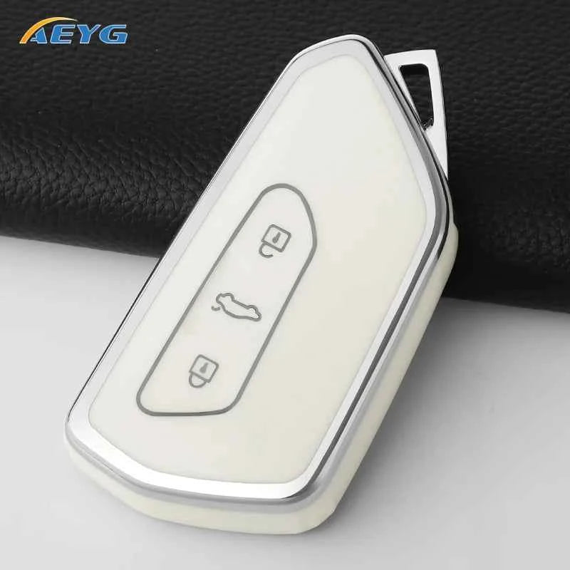 TPU Car Remote Key Case Cover For Volkseagen VW Golf 8 MK8 GTI GTD R ID.3 ID.4 2020 Cupra Auto Interior Decoration