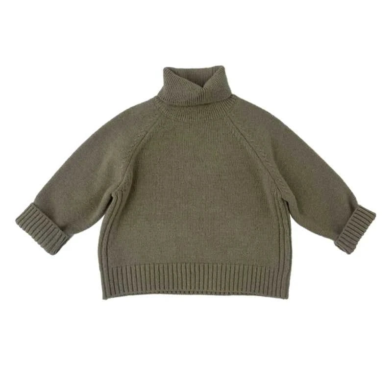 Children Turtleneck Sweater Knitted Pullover Sweater Winter Warm Slip Over Outfit Long Sleeves Hoodies for Kids Age 1-6T The jack market .AU The jack market .AU Mum & Kids: Essential Products for Every Family $ 45 14:691#Gray;200000463:200004188#100 for 3T