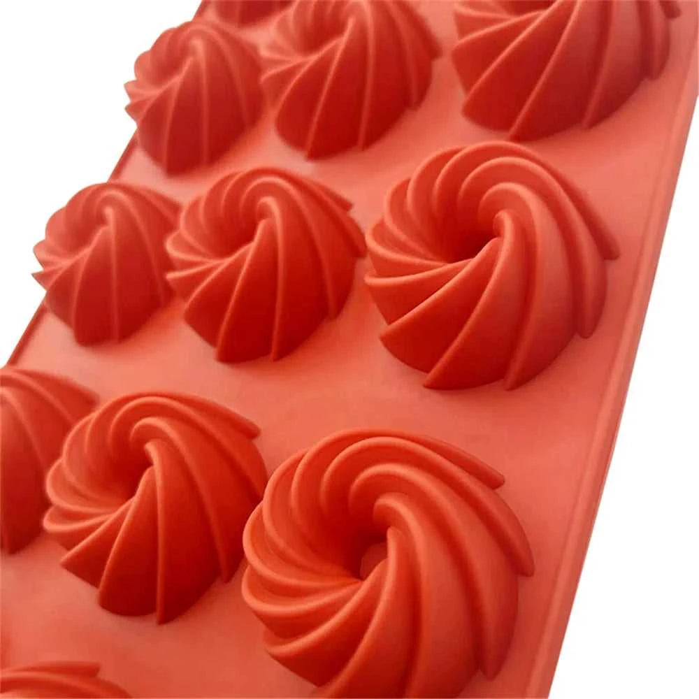 15 Hole Windmill Flower Shape Silicone Chocolate Mold DIY Ice Tray Multi-function Kitchen Baking Tools French Dessert Cake Mold The jack market .AU The jack market .AU Home $ 25 14:200004889#DGMJ040-5