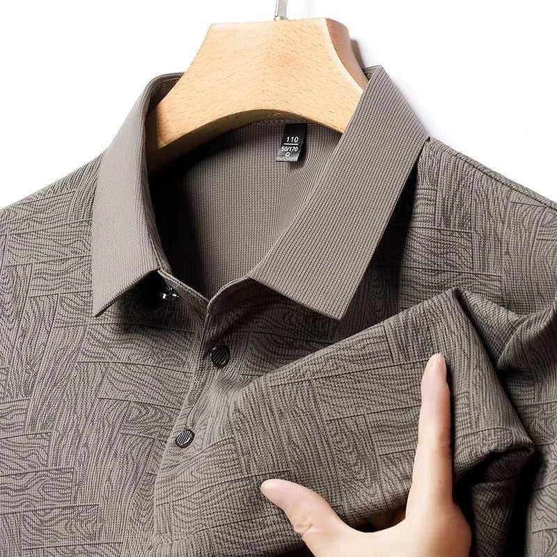 2024 Summer New Men's Business Print Short Sleeved POLO Shirt Comfortable and Cool Casual Fashion T-shirt The jack market .AU The jack market .AU Men Fashion $ 30 14:350852;5:4182