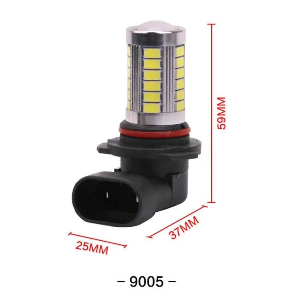 H4/H7/9005/9006 33SMD 800LM COB LED Low Consumption High Power Car Canbus Headlight Bulb Running Light White Motorcycle Fog Lamp