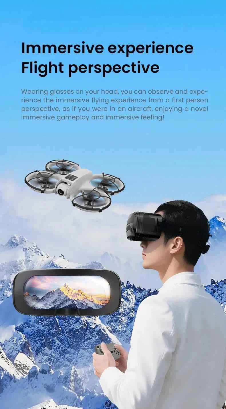 H36 Rc Drone 2.4G Real-time Transmission Glasses HD Camera FPV Brushless Drone Remote Control Aircraft Quadcopter Flying The jack market .AU The jack market .AU $ 131 14:691#Gray H36 VR