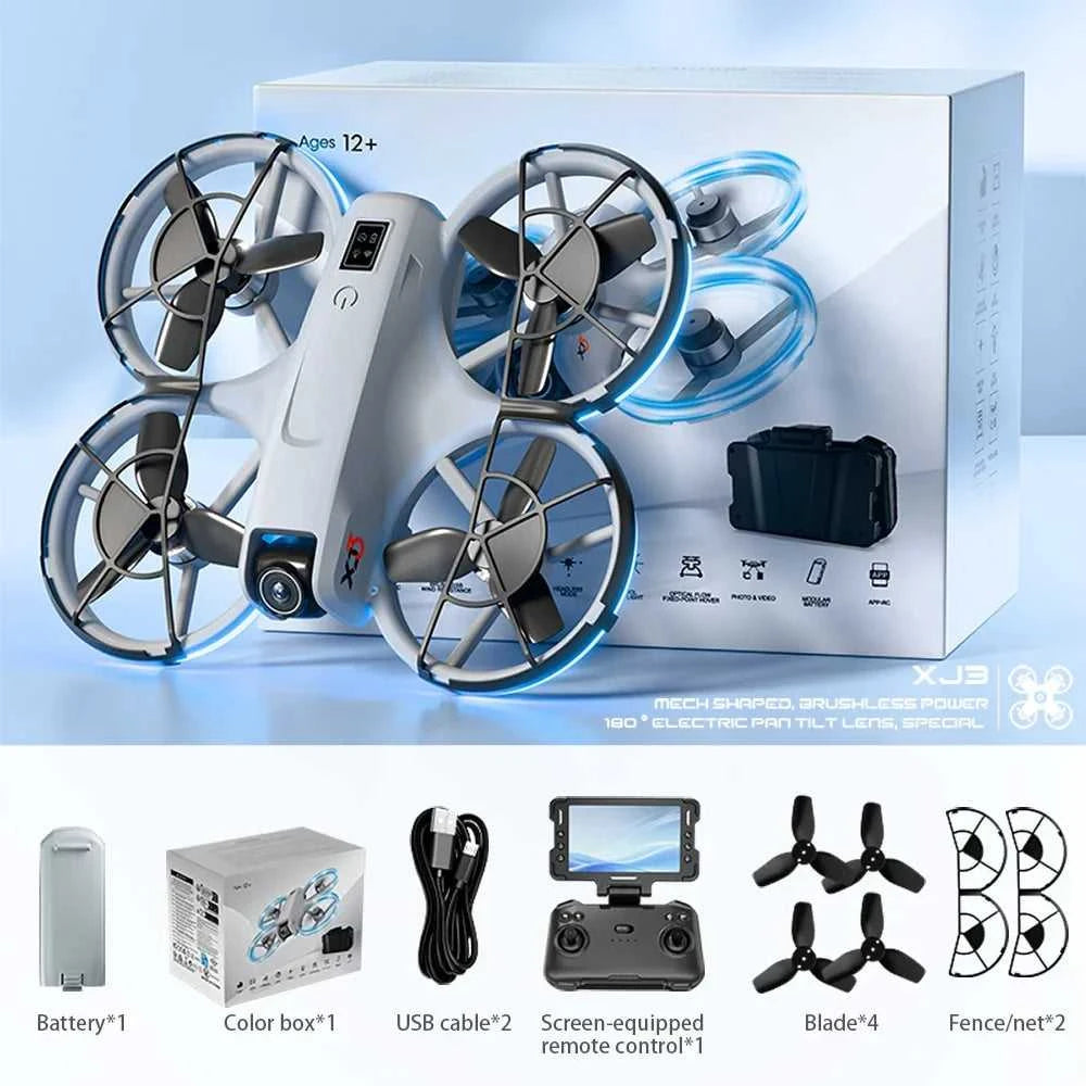 HD drone with dual cameras, headless mode design, 360° stunt flip, user friendly for outdoor travel. The jack market .AU The jack market .AU Drones $ 125 14:193#XJ3-A-4.3-GY-1B
