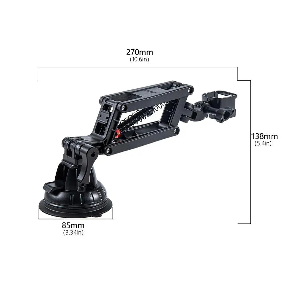 Camera Bracket Anti Shake Z-axis Holder Stabilizer For DJI OSMO Pocket 3/Insta360 X4 Camera Accessory Car Suction Cup Mount